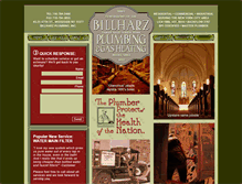Tablet Screenshot of billharzplumbing.net